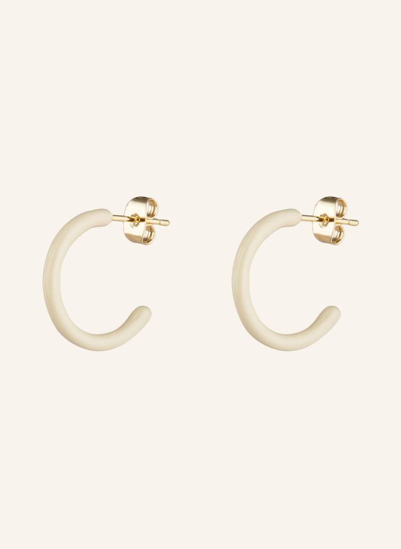 Lulu Copenhagen Creolen Color Hoops beige Lulu Copenhagen Creolen Color Hoops beige von LULU Copenhagen