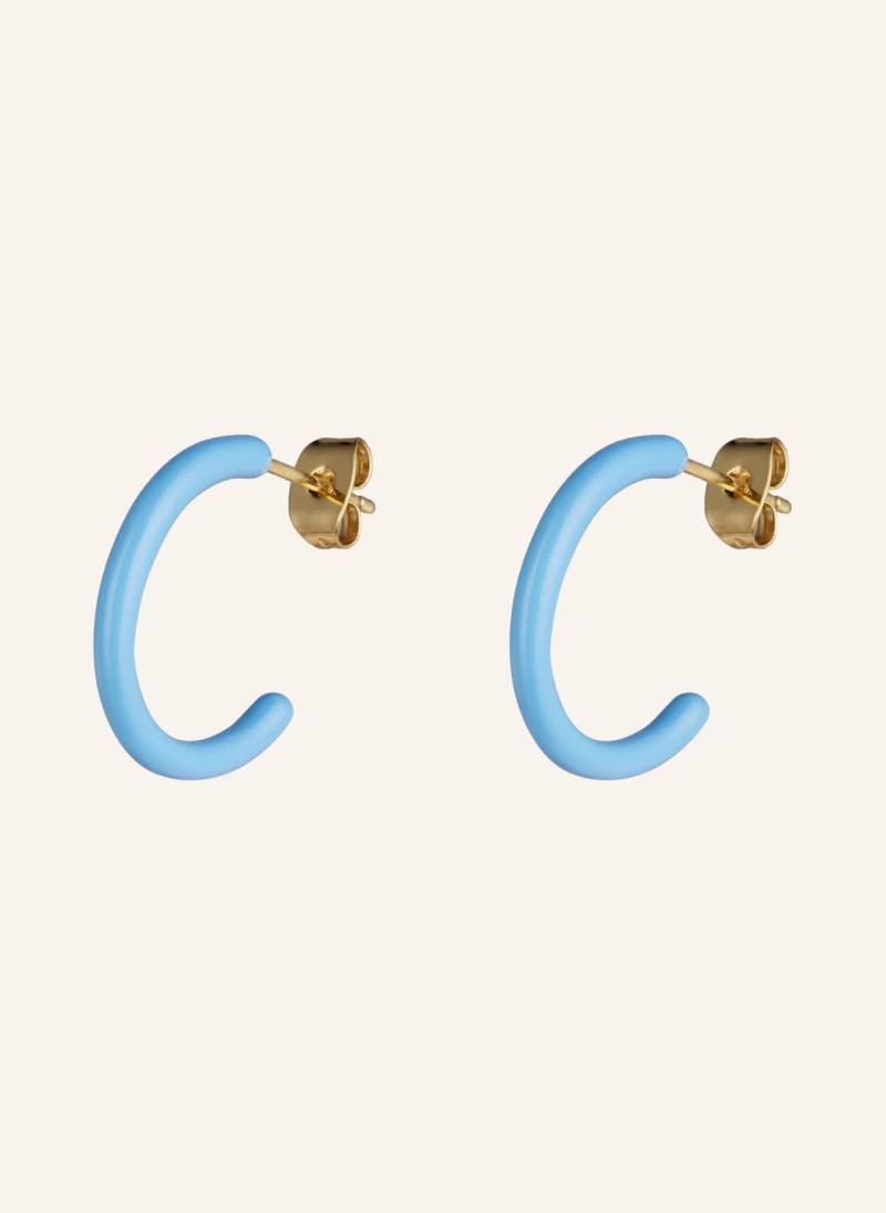 Lulu Copenhagen Creolen Color Hoops blau Lulu Copenhagen Creolen Color Hoops blau von LULU Copenhagen