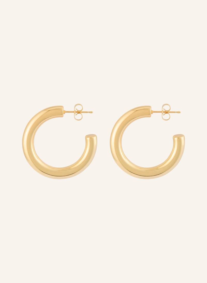 Lulu Copenhagen Creolen Non Hoops Chunky Medium gold Lulu Copenhagen Creolen Non Hoops Chunky Medium gold von LULU Copenhagen