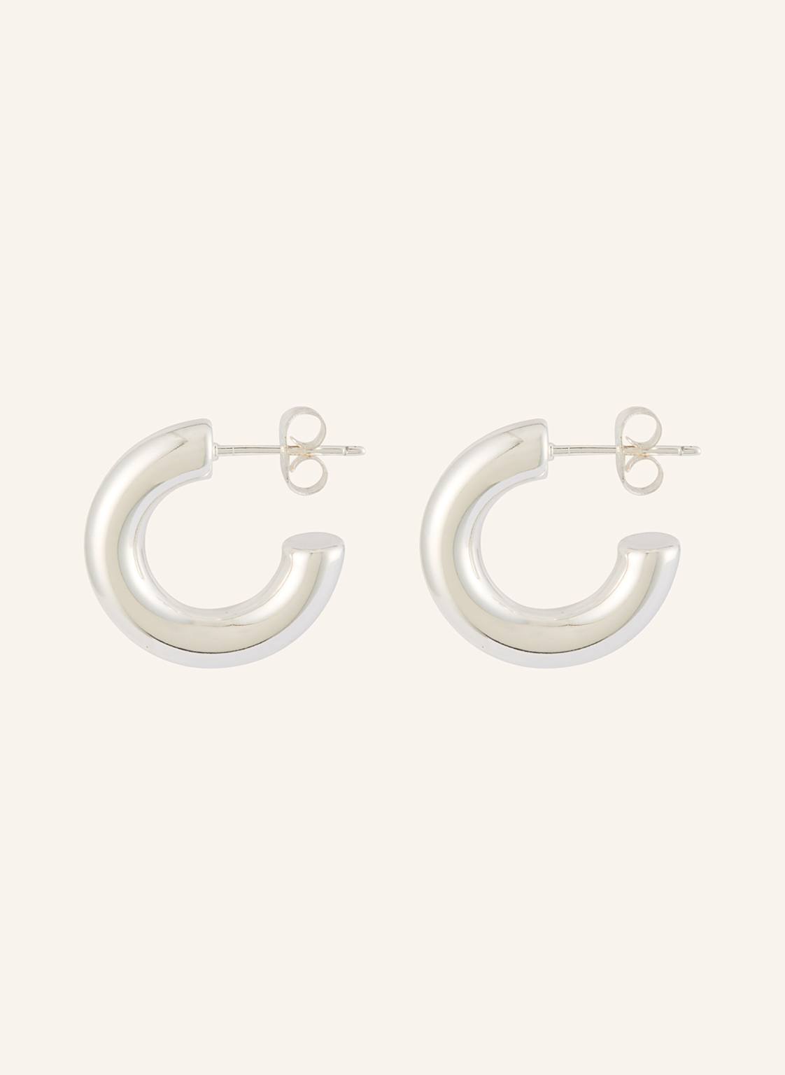 Lulu Copenhagen Creolen Non Hoops Chunky Small Aus 925er Sterlingsilber silber Lulu Copenhagen Creolen Non Hoops Chunky Small Aus 925er Sterlingsilber silber von LULU Copenhagen