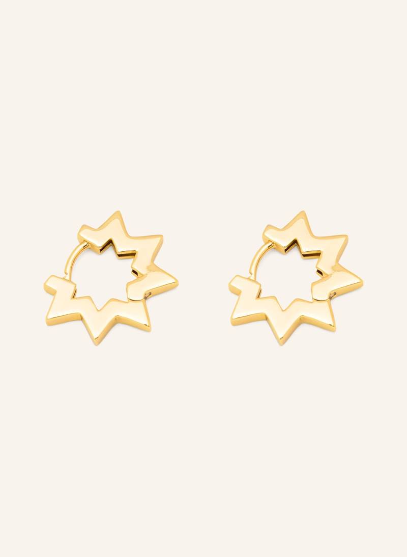 Lulu Copenhagen Ohrringe Star Hoops gold Lulu Copenhagen Ohrringe Star Hoops gold von LULU Copenhagen