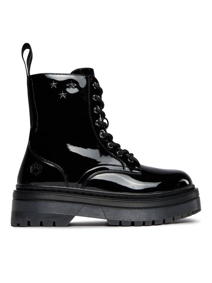 LUMBERJACK Schnürstiefeletten ELYSE SWC1501-003-S04 Black CB001 Schnürstiefel von LUMBERJACK