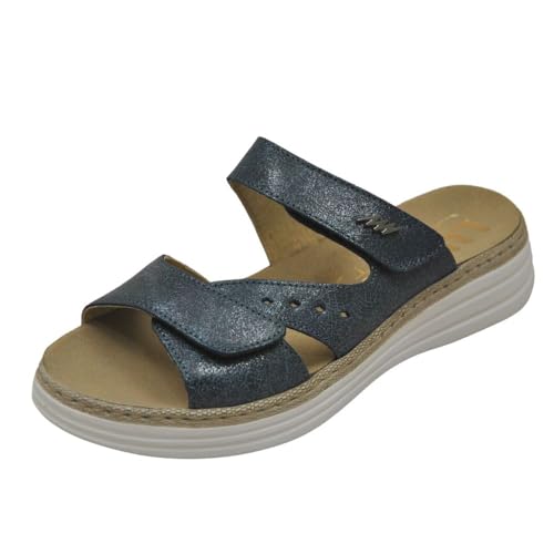 LUMEL 8309-9632 Bio-Sandalen für Damen, recycelbar, Blau, blau, 38 EU von LUMEL