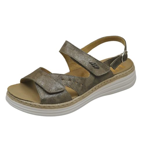 LUMEL 8310-9632 Bio-Sandalen für Damen, recycelbar, Taupe, Taupe, 38 EU von LUMEL