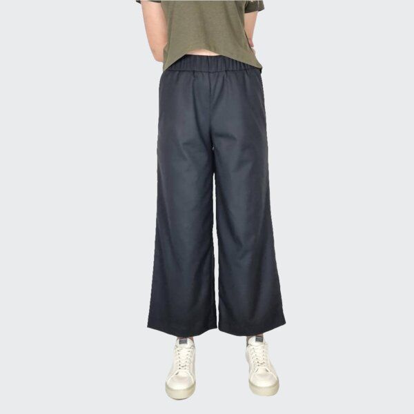 LUMEN organic Hose WIDE Bambusviskose schwarz von LUMEN organic