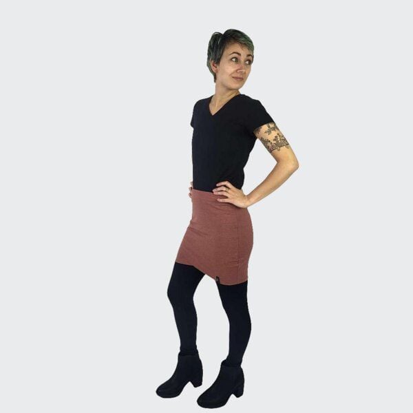 LUMEN organic Minirock JERSEY RECYCELT von LUMEN organic