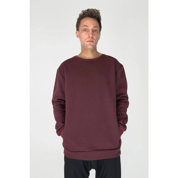 LUMEN organic Pullover HS20 SWEAT RECYCLING bordeaux von LUMEN organic