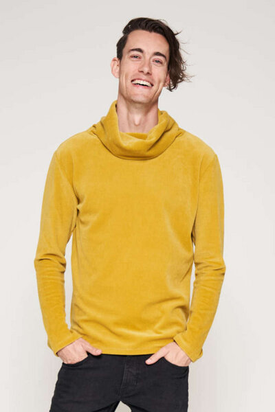 LUMEN organic Pullover NICKICORD senf von LUMEN organic