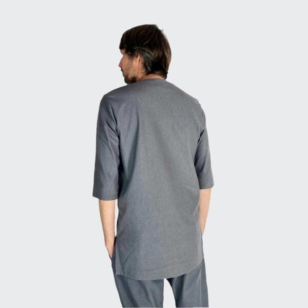 LUMEN organic Shirt VOKUHILA Denim Stretch grau von LUMEN organic