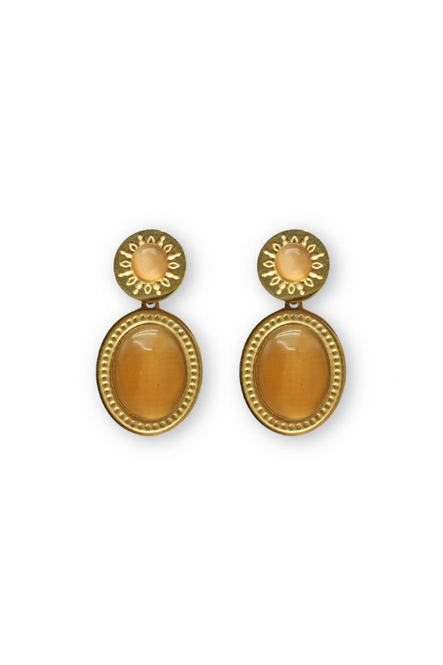 LUMISHA Ohrhänger-Set Ohrstecker - ROMY - honey, moos, smaragd LUMISHA Ohrhänger-Set Ohrstecker - ROMY - honey, moos, smaragd von LUMISHA