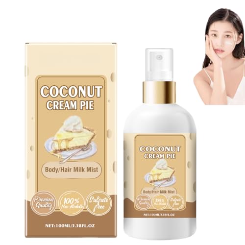 Vanille-Körperspray, Vanille-Windbeutel-Körperlotion-Spray, Feuchtigkeitsspray mit Haar- und Körperduft, langanhaltendes Körperduftspray, Körper-/Haarlotion-Spray Vanille-Windbeutel Vanille-Körperspray, Vanille-Windbeutel-Körperlotion-Spray, Feuchtigkeitsspray mit Haar- und Körperduft, langanhaltendes Körperduftspray, Körper-/Haarlotion-Spray Vanille-Windbeutel von LUMNB