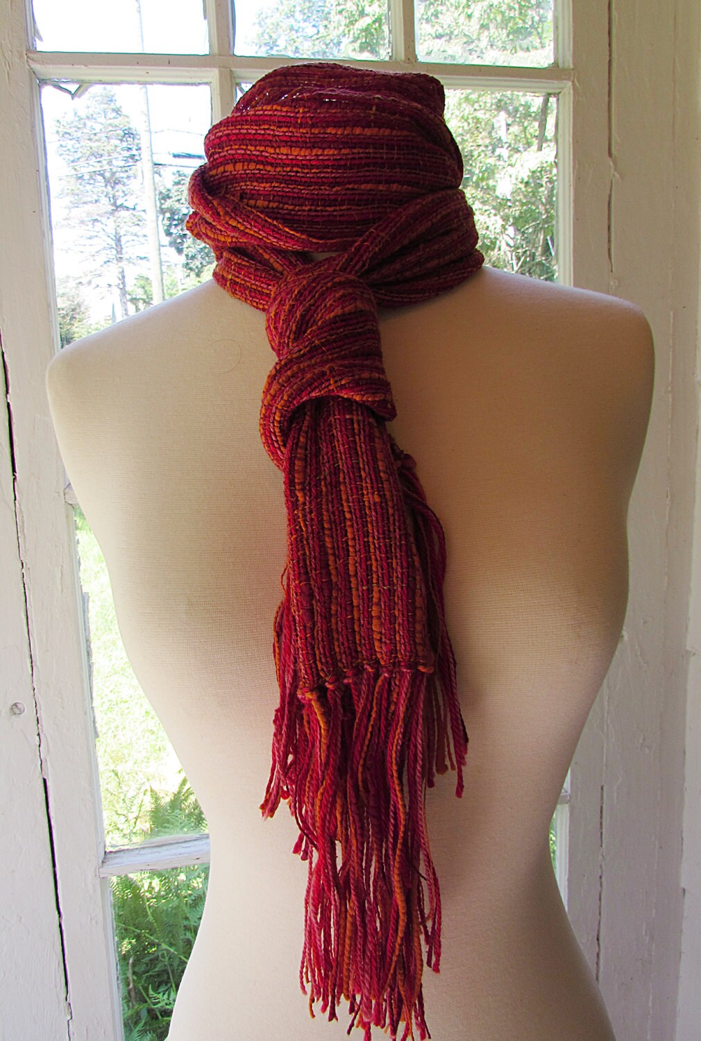 Seidenschal Pink/Orange Seidenschal Pink/Orange von LUMSCARVES