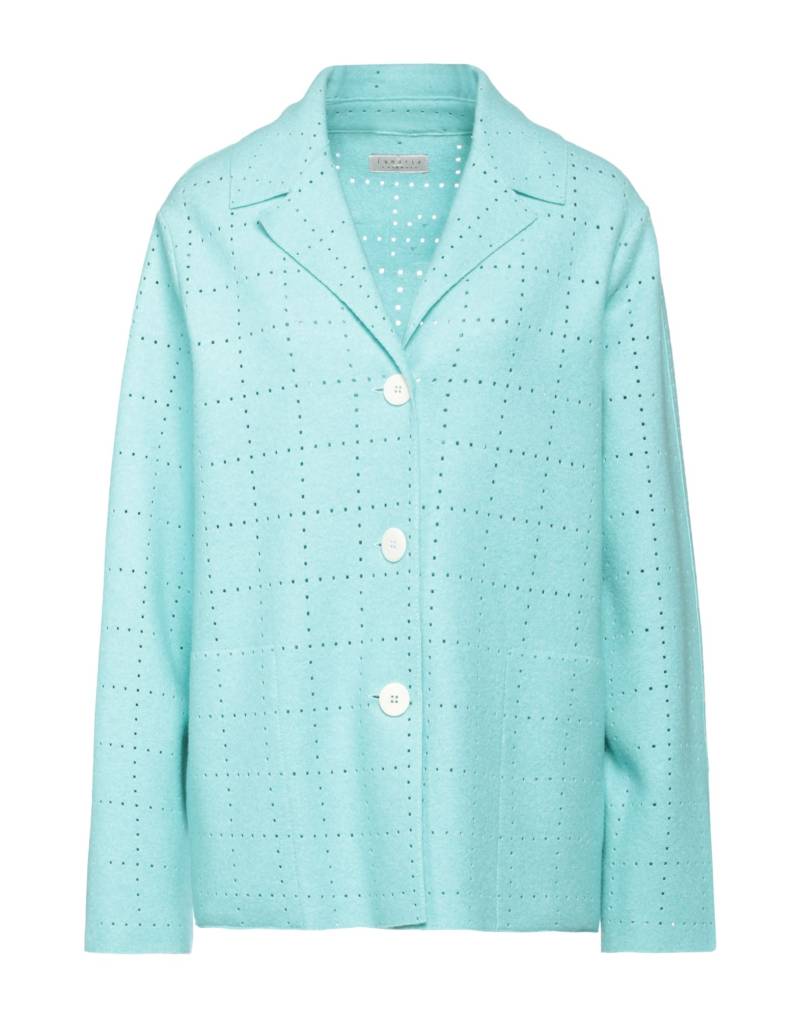 LUNARIA CASHMERE Blazer Damen Tūrkis von LUNARIA CASHMERE