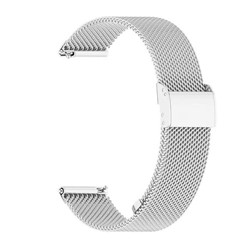 LUNIQUESHOP Uhrenarmband, 18mm Ersatz Edelstahl Metallgitterband,Schnellverschluss Uhrenarmband Metallschraube,Smart Watch Armbänder für Männer Frauen (Silver) LUNIQUESHOP Uhrenarmband, 18mm Ersatz Edelstahl Metallgitterband,Schnellverschluss Uhrenarmband Metallschraube,Smart Watch Armbänder für Männer Frauen (Silver) von LUNIQUESHOP
