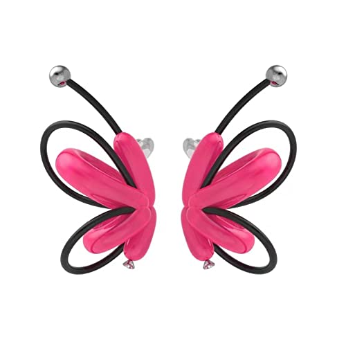 LUOFENG Ballon Schmetterling Form Ohrstecker Kunststoff Ohrstecker Schmuck Zubehör Frauen Ohrring Ohrstecker Kunststoff Material von LUOFENG