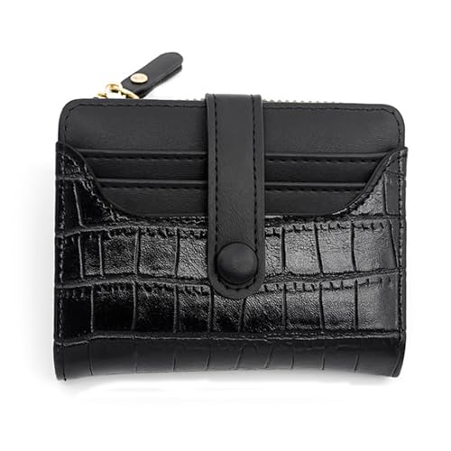 LUOFENG Damen-Geldbörse, modisch, PU-Leder, kleine Geldbörse, Kurze Geldbörse, Kartenhalter, Mädchen, Reißverschlüsse, Clutch-Geldbörse von LUOFENG