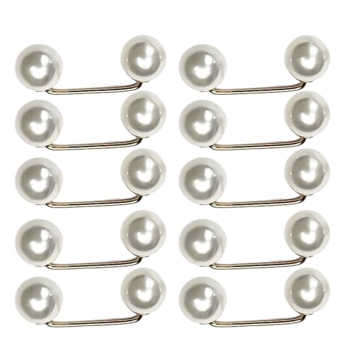 LUOFENG Elegante Doppelperlen-Broschen für verschiedene Anlässe, 10 Stück von LUOFENG