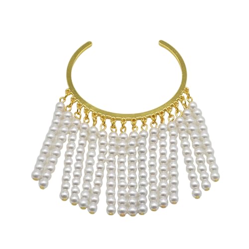 FENOHREFE LUOFENG Elegantes Perlenarmband,verstellbares Kettenarmband,modisches Quasten-Armband,Handgelenkschmuck,perfektes Geschenk für Frau und Mädchen von FENOHREFE
