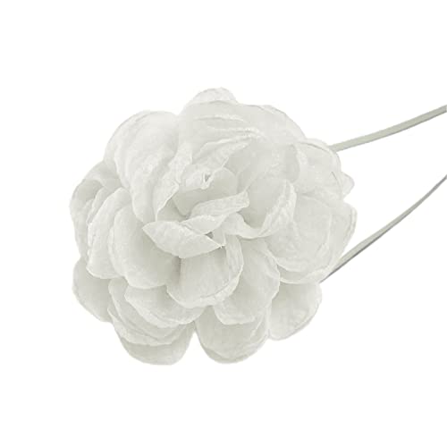 LUOFENG Große Blume Spitze Halsband Halskette Sexy Coole Retro Halsband Halskette für Frauen Mädchen Schmuck Dinner Party Ornament von LUOFENG