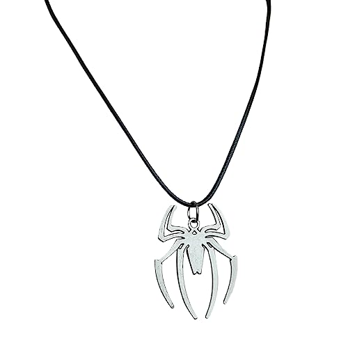 LUOFENG Halskette, Spinnen-Halskette im dunklen Schwarz-Stil, Hip-Hop-Hals-Accessoires, Nischen-Sinn, Schlüsselbeinkette, cooles Persönlichkeitsgeschenk für Männer von LUOFENG