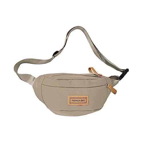 LUOFENG Hüfttasche, Nylon-Gürteltasche, große Kapazität, Sport-Gürteltasche, Brusttasche für Teenager, Unisex, Umhängetasche, Hüfttasche, Umhängetasche von LUOFENG