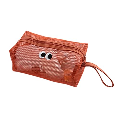 LUOFENG Niedliche Make-up-Tasche mit großen Augen, wasserdichte Kulturtasche, Kosmetiktasche, Pinsel, Lippenstift, Schreibwaren, Aufbewahrungstasche für die Körperpflege von LUOFENG