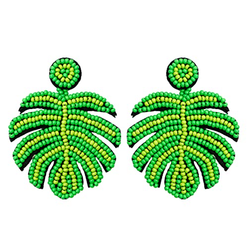 LUOFENG Patricks Day Perlen-Ohrringe, Ohrstecker, Ohrstecker, Party-Schmuck, Ohr-Accessoires, Schmuck, Geschenk für Frauen und Mädchen von LUOFENG