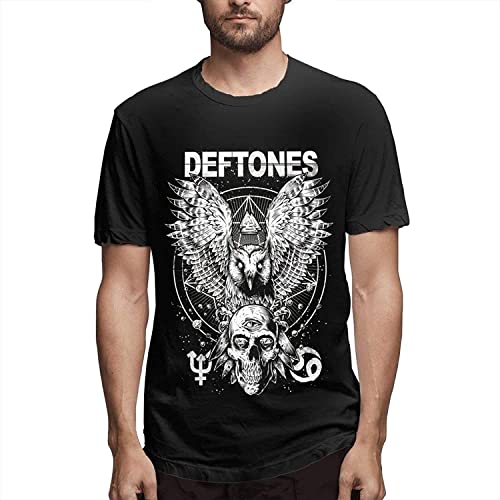D-Efto-NES 'Skull' Men's Round Neck T-Shirt Short Sleeve Top Pure Cotton T-Shirt Pullover T-Shirts & Hemden(X-Large) von LUOTANGWI