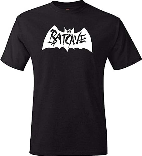 Men's The Batcave Goth Unisex Black T Shirt Postpunk Wave Syntpop Deathrck Gothic Black T-Shirts & Hemden(3X-Large) von LUOTANGWI