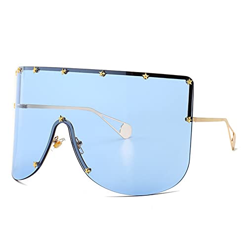 LUOXUEFEI Brillen Oversized Sonnenbrillen Damen Herren Randlose Sonnenbrille von LUOXUEFEI