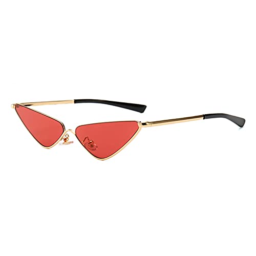 LUOXUEFEI Brillen Sonnenbrille Weibliche Halbrandlose Rote Schmale Kleine Sonnenbrille Für Frauen von LUOXUEFEI