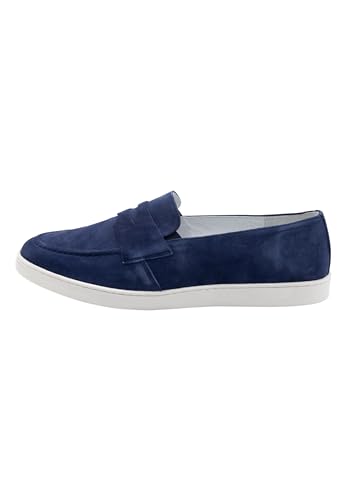 LUREA Herren Edle Penny Loafer, BLAU, 42 EU von LUREA