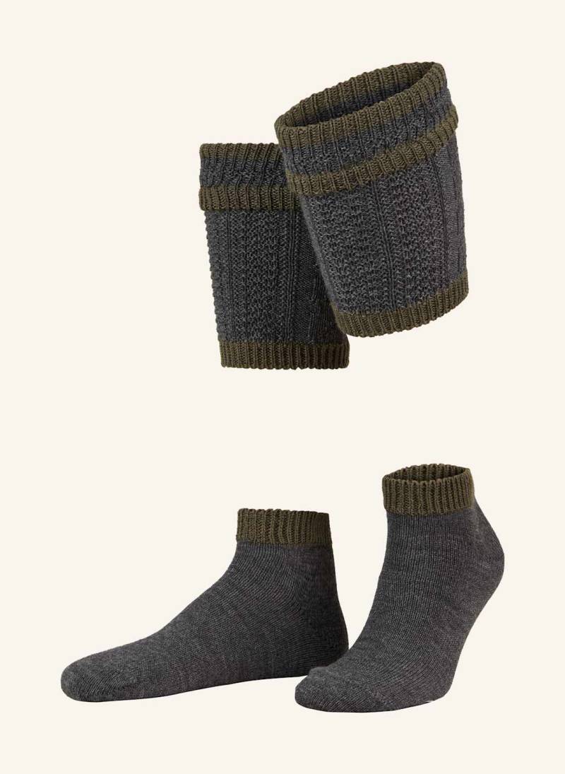 Lusana Loferl Aus Merinowolle grau von LUSANA