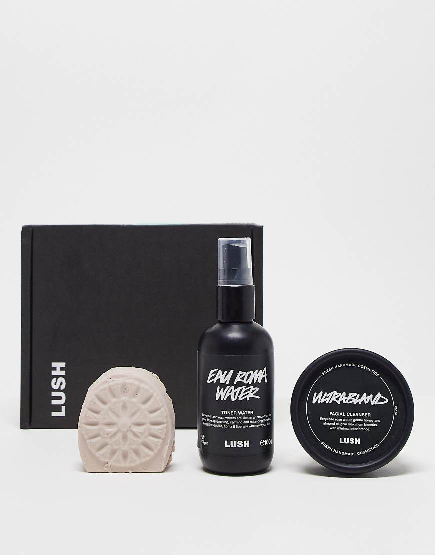 LUSH - Calm It - Hautpflege-Set aus Gesichtsseife, Gesichtswasser und Gesichtsreiniger-Keine Farbe von LUSH