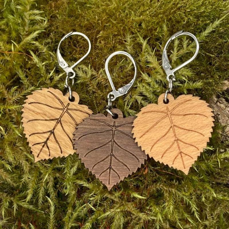 Linden Blatt Ohrringe von LUSISstore