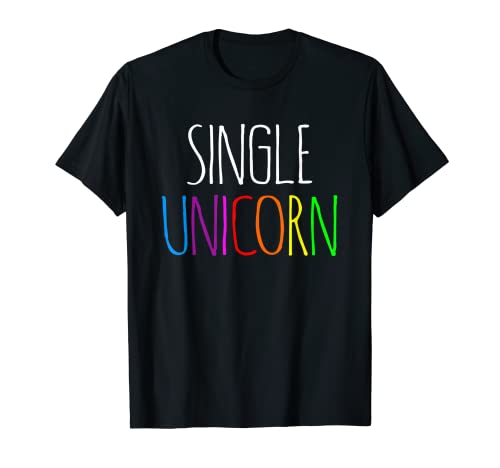 FUNNY SINGLES DAY EINHORN UNICORN DEKO SPRUCH DAMEN HERREN T-Shirt von LUSTIGE SINGLE DAY FUN SPRUCH GESCHENKE MANN FRAU