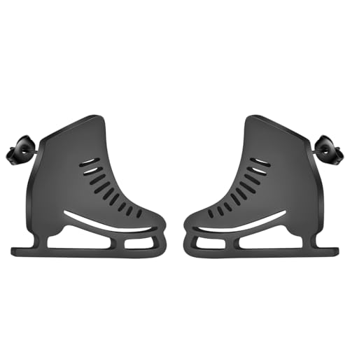 Hockey Skating Ohrring Edelstahl Minimalistische Ohrstecker für Frauen Männer Hohl Fitness Schmuck Geschenk, Edelstahl von LUTAKU