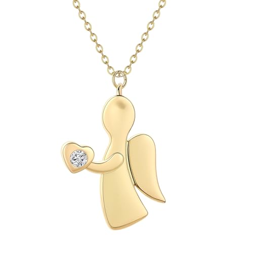 Liebesengel Halskette: Reines Kupfer galvanisiert, kombiniert Eleganz mit Segen von LUTAKU