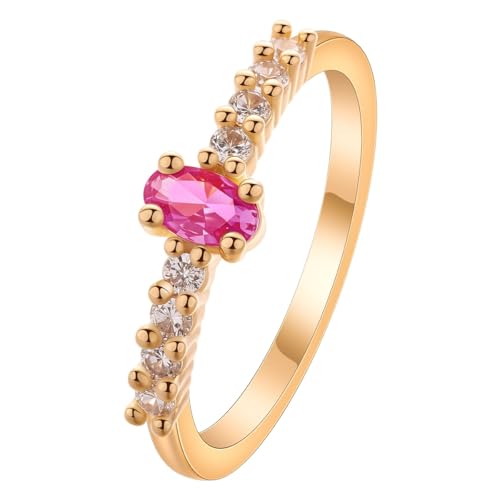 Stapelbarer ovaler Haupt-Diamantring aus reinem Kupfer, vielseitiger und eleganter täglicher Ring für alle Gelegenheiten, tolles Geschenk für Frauen Stapelbarer ovaler Haupt-Diamantring aus reinem Kupfer, vielseitiger und eleganter täglicher Ring für alle Gelegenheiten, tolles Geschenk für Frauen von LUTAKU