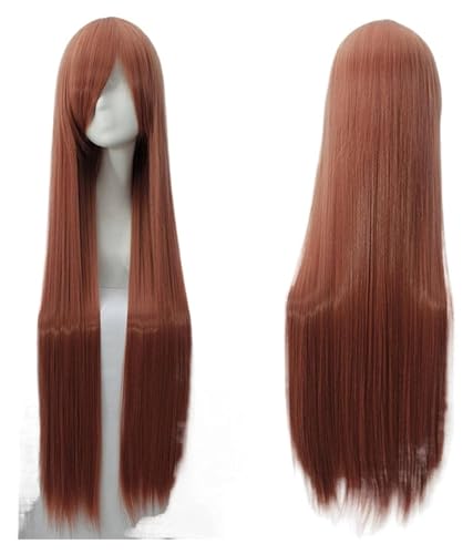 Perücken Haarperücken, Luftvolumen, hohe Temperatur, weiche Seide, voluminöses Haar, langes, seidiges, glattes, großes Wellenhaar, synthetische Perücke, Party-Perücken for Männer Stilvoll(18) von LUTFI