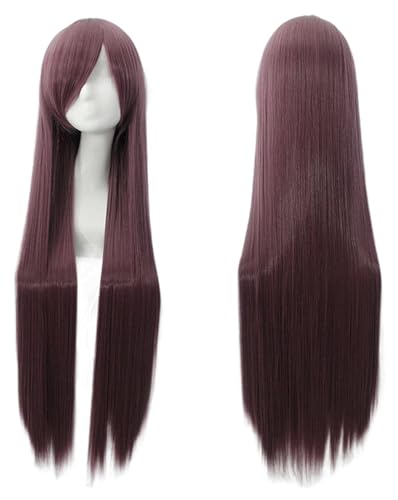 Perücken Haarperücken, Luftvolumen, hohe Temperatur, weiche Seide, voluminöses Haar, langes, seidiges, glattes, großes Wellenhaar, synthetische Perücke, Party-Perücken for Männer Stilvoll(22) von LUTFI
