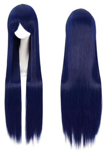 Perücken Haarperücken, Luftvolumen, hohe Temperatur, weiche Seide, voluminöses Haar, langes, seidiges, glattes, großes Wellenhaar, synthetische Perücke, Party-Perücken for Männer Stilvoll(27) von LUTFI
