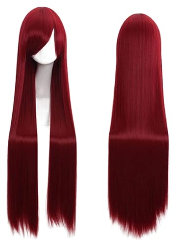 Perücken Haarperücken, Luftvolumen, hohe Temperatur, weiche Seide, voluminöses Haar, langes, seidiges, glattes, großes Wellenhaar, synthetische Perücke, Party-Perücken for Männer Stilvoll(39) von LUTFI