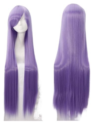 Perücken Haarperücken, Luftvolumen, hohe Temperatur, weiche Seide, voluminöses Haar, langes, seidiges, glattes, großes Wellenhaar, synthetische Perücke, Party-Perücken for Männer Stilvoll(40) von LUTFI