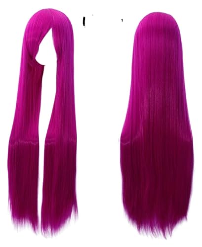 Perücken Haarperücken, Luftvolumen, hohe Temperatur, weiche Seide, voluminöses Haar, langes, seidiges, glattes, großes Wellenhaar, synthetische Perücke, Party-Perücken for Männer Stilvoll(6) von LUTFI
