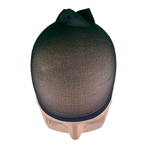 LUTTMANN 2 er Pack Perücken Wig Cap Nylon Netz Caps Lace Unterziehhaube für Perückenträger - in verschiedenen Ausführungen (Nylon - Schwarz) von LUTTMANN