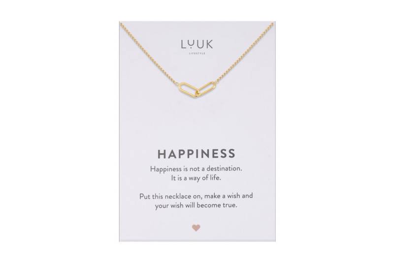 LUUK LIFESTYLE Kette mit Anhänger Infinity, Halskette mit Unendlichkeitszeichen von LUUK LIFESTYLE