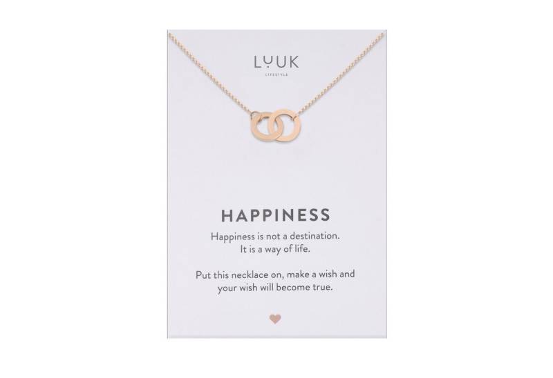 LUUK LIFESTYLE Kette mit Anhänger Infinity, Halskette mit Unendlichkeitszeichen von LUUK LIFESTYLE