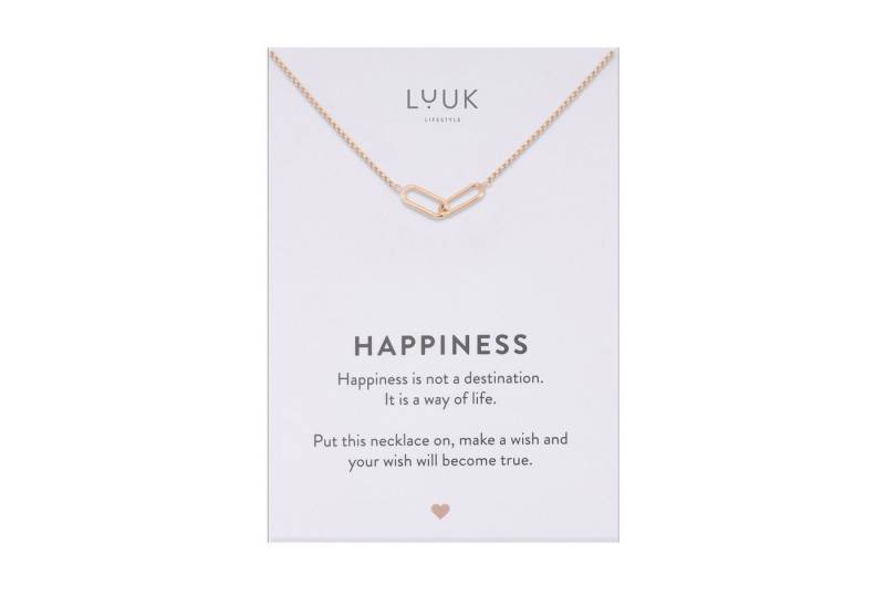 LUUK LIFESTYLE Kette mit Anhänger Infinity, Halskette mit Unendlichkeitszeichen von LUUK LIFESTYLE