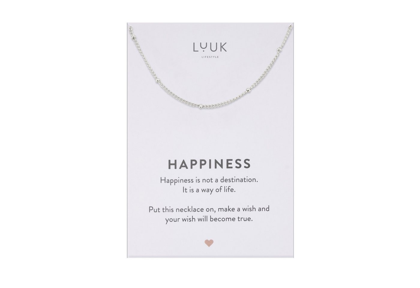 LUUK LIFESTYLE Kette mit Anhänger Kügelchen, wasserfeste Halskette aus Edelstahl LUUK LIFESTYLE Kette mit Anhänger Kügelchen, wasserfeste Halskette aus Edelstahl von LUUK LIFESTYLE